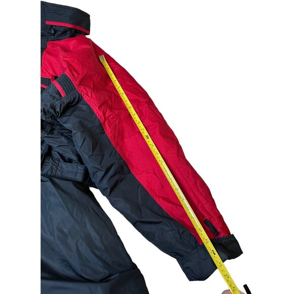 Vintage Columbia Ski Suit One Piece Snowsuit Jumpsuit Retro Black Red Mens XL - Picture 13 of 13